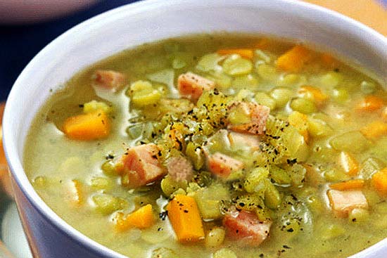 Split pea soup 