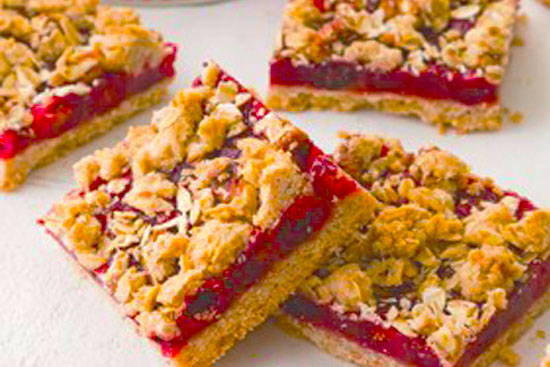 Cranberry apple pecan bars 