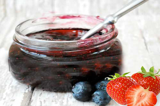 Strawberry-blueberry jam 