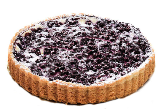 Wild blueberry flan  - A recipe by wefacecook.com