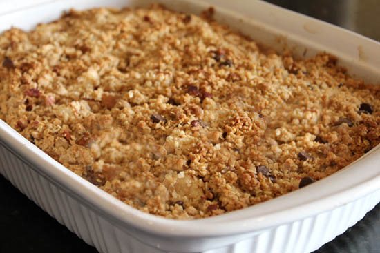 Apple betty - A recipe by wefacecook.com