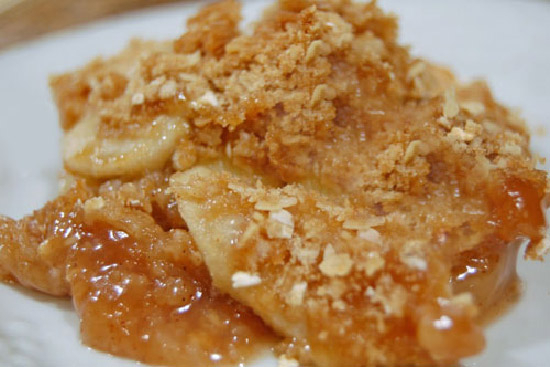 Apple crunch  - A recipe by wefacecook.com
