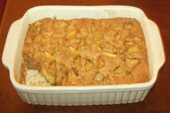 Apple pudding  - A recipe by wefacecook.com