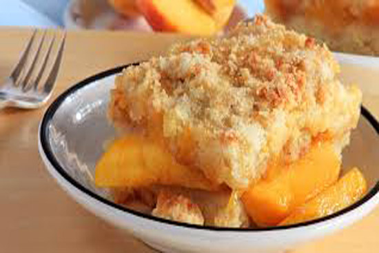 Peach cobbler #2 - A recipe by wefacecook.com