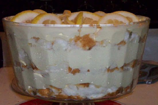 Lemon trifle 