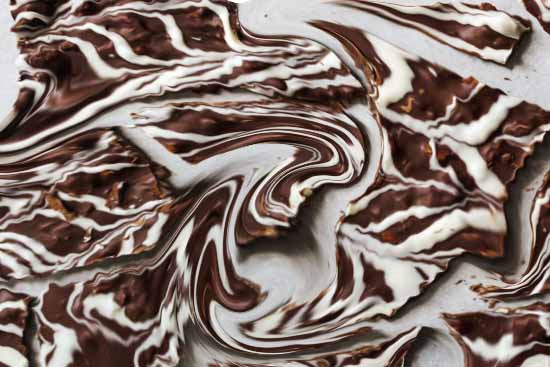 Chocolate marble bark 