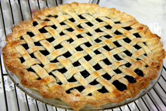 Blueberry pie 