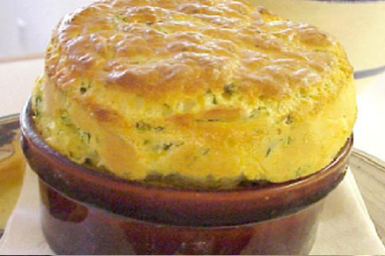 Ham and spinach souffle 