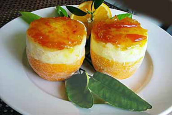 Frozen orange soufflés - A recipe by wefacecook.com