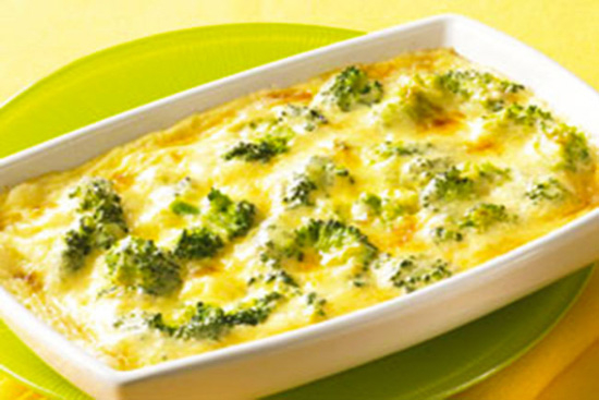 Broccoli au gratin - A recipe by wefacecook.com