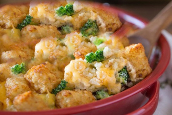 Broccoli cauliflower casserole - A recipe by wefacecook.com