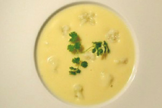 Cauliflower soup Dubarry - A recipe by wefacecook.com