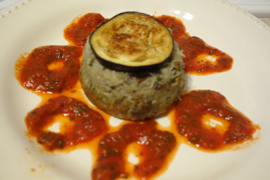 Eggplant papeton - A recipe by wefacecook.com