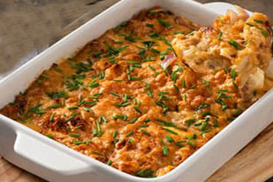 Onion parmesan gratin 