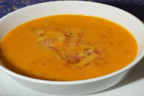 Kabocha squash soup 