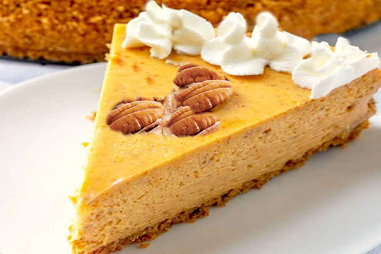 Pumpkin cheesecake 