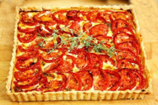 Roast tomato tart 