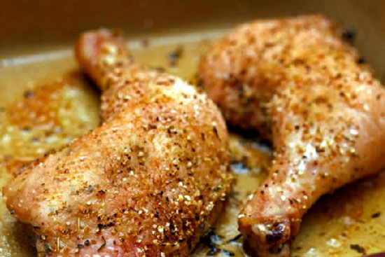 Baked chicken legs 