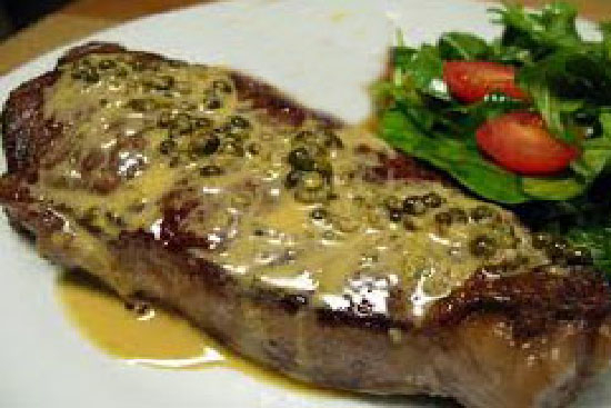 Steaks au poivre - A recipe by wefacecook.com