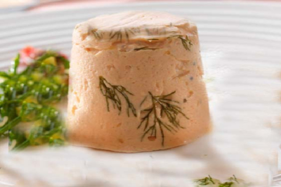 Mousse of smoked salmon 