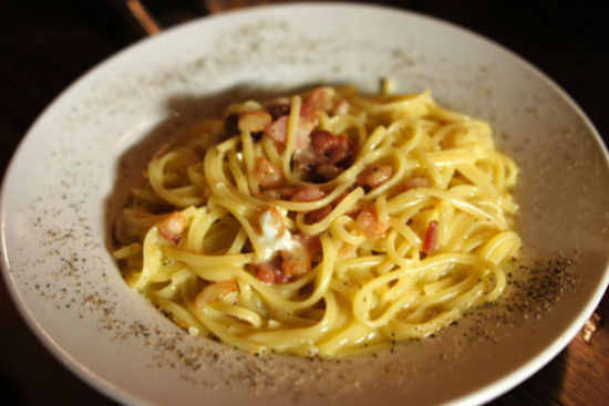 Linguine alla carbonara 