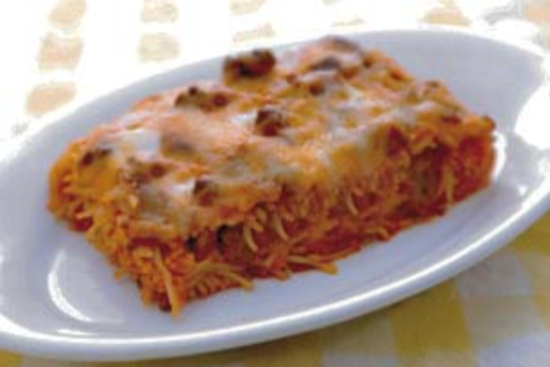 Spaghetti bake - A recipe by wefacecook.com