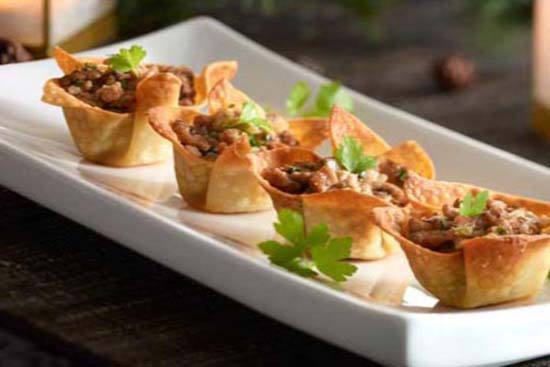 Black bean and corn wonton appetizers - A recipe by wefacecook.com