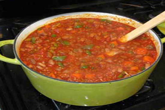 Vegetarian chili - A recipe by wefacecook.com