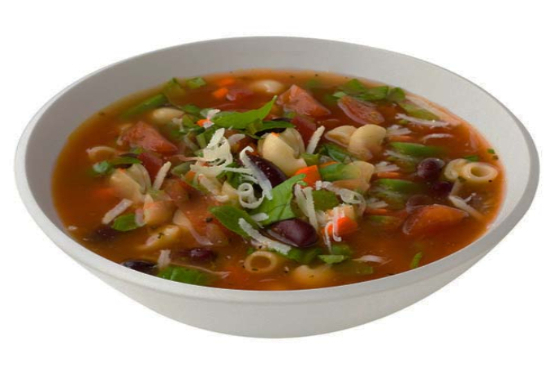 Vegetarian minestrone - A recipe by wefacecook.com