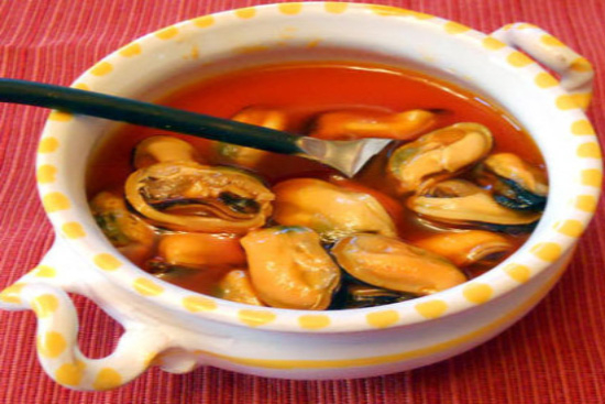 Marinated mussels 