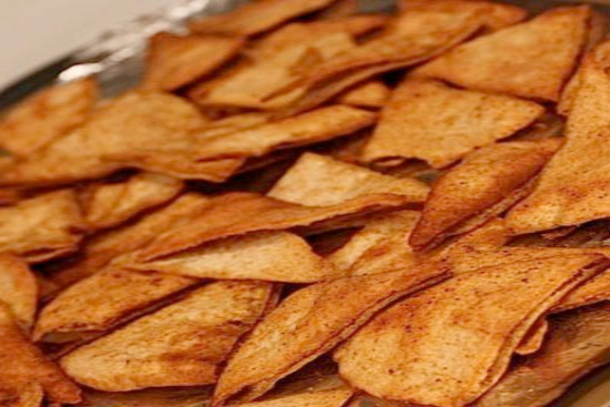 Spiced pita chips 