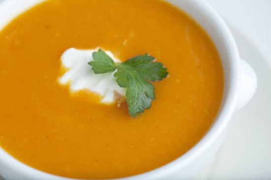 Carrot ginger soup 