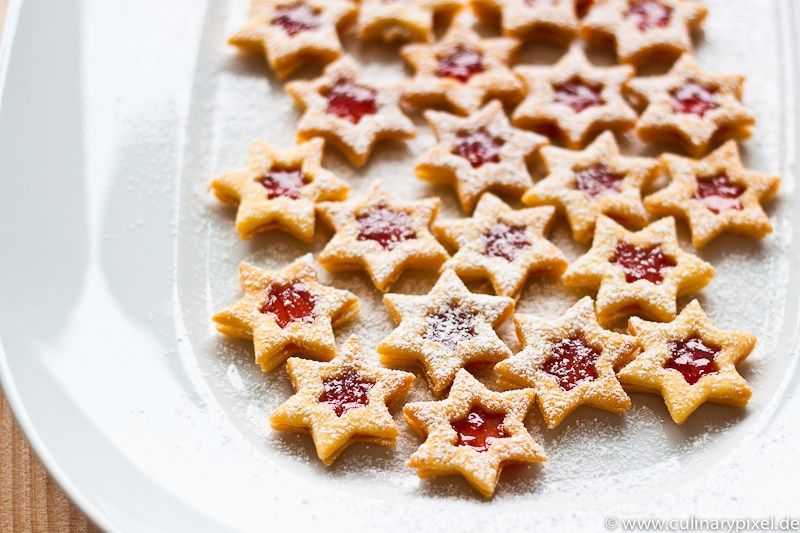 Glazed holiday stars 