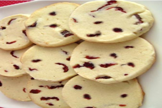 Cranberry shortbread 