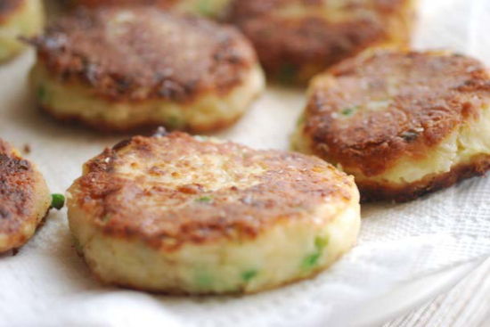 Colcannon cakes 