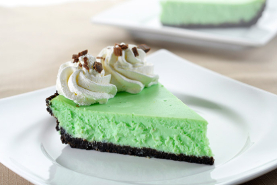 Creme de menthe cheesecake 