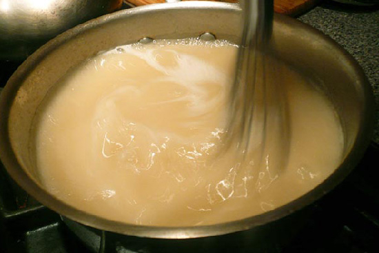 Fish velouté sauce 