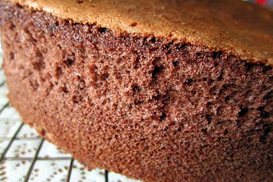 Chocolate genoise - A recipe by wefacecook.com