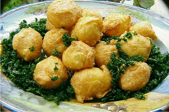 Cheese beignets 