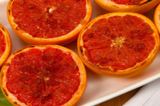 Rum-broiled grapefruit - A recipe by Epicuriantime.com