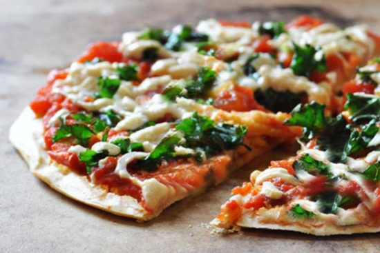 Chickpea crust pizza - A recipe by wefacecook.com