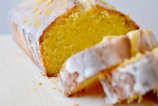 Lemon pound cake loaf 