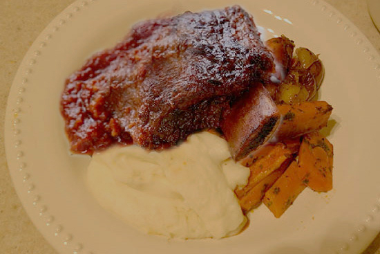 Braised beef short ribs - A recipe by wefacecook.com