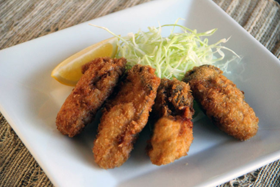 Fried oysters 