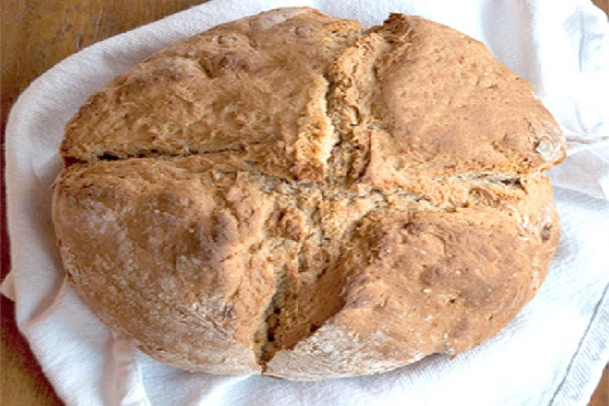 whole wheat irish soda bread with bulgur - A recipe by wefacecook.com