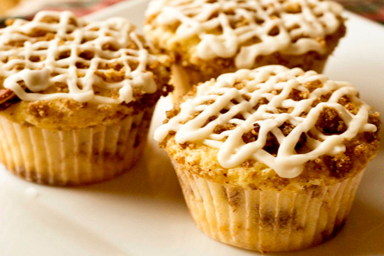 Coffee cake cupcakes 