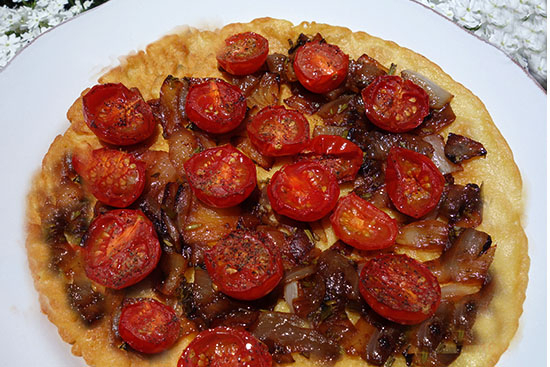 Asparagus and tomato salad...