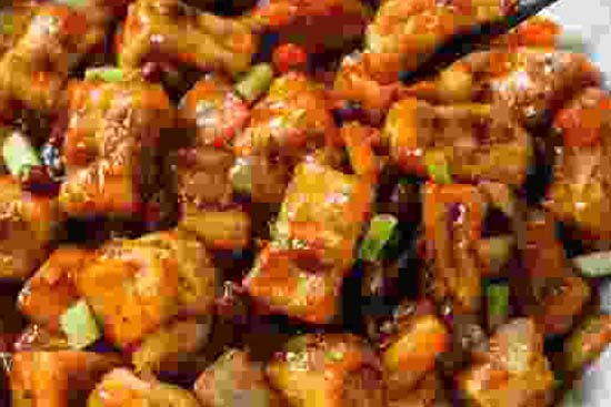 Kung pao tofu - A recipe by wefacecook.com