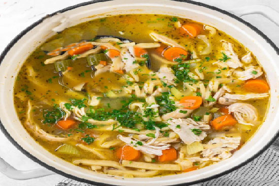 Chicken noodle soup - A recipe by wefacecook.com