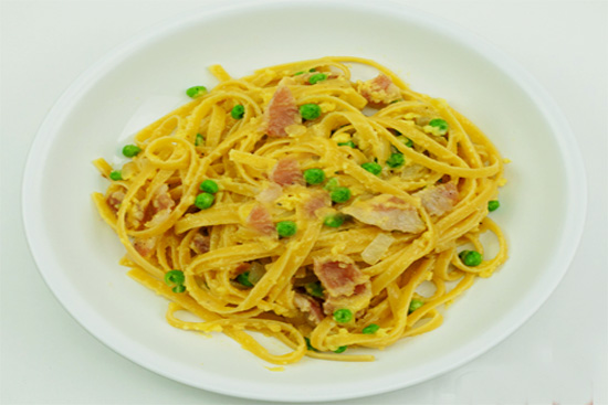 Fettuccine alla papalina - A recipe by wefacecook.com